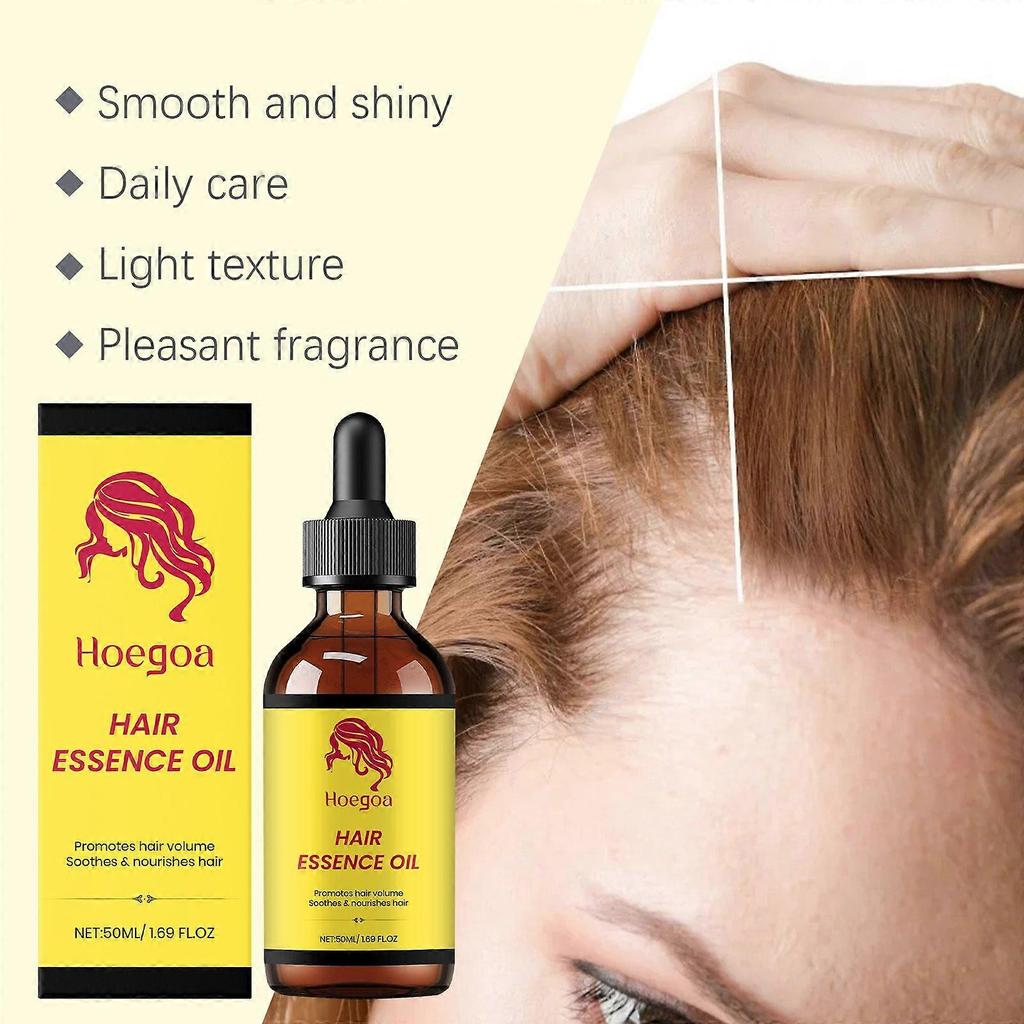 Naturals Essential Hair Oil Set 3pcs with Ginger Oil, Coconut Oil, Castor Oil, Multi-Color, 50ml Each