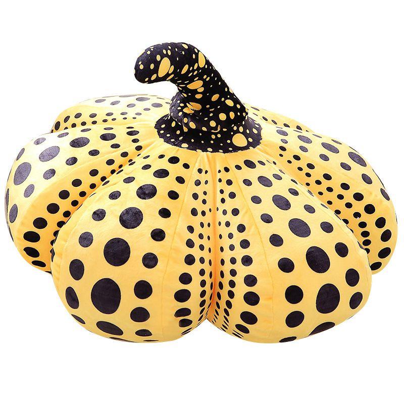 Halloween Wave Point Pumpkin Cushion Pillow Super Soft Plush Toy For Kids And Adults