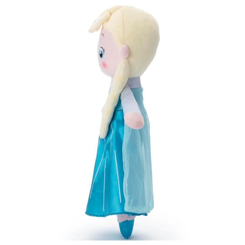 Disney character washable Hugtto Friends Elsa plush toy, approximately 34cm tall.