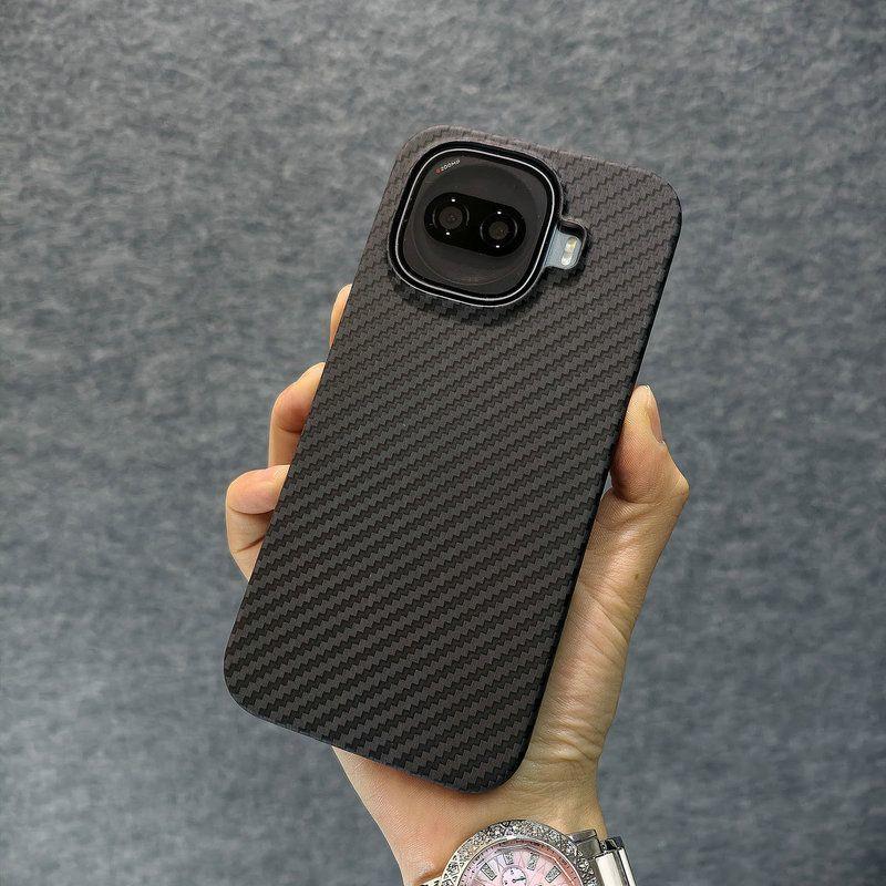 For Vivo iQOO Z11 Turbo Case Matte Hard Carbon Fiber PC Texture Pattern Cover For iQOO 15R Lightweight Fashion Phone Shell