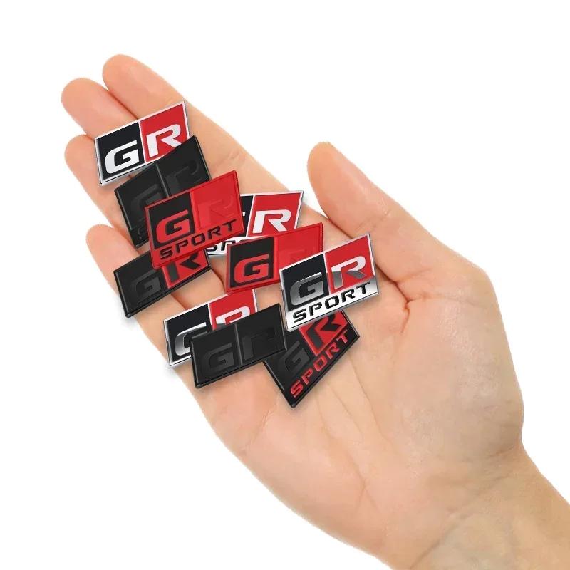 3D autó Alumínium Matrica GR SPORT Logó Jelvény Embléma Autó Ablak Karosszéria Dekoráció Toyota Corolla C-HR RZ RC RS Priushoz Tartozékok