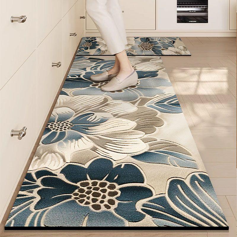 Diatomaceous Earth Kitchen Mat, Carpet, Anti-slip Mat, Oil and Water Absorbent, Wash-free, Quick-drying, Home Entry Mat