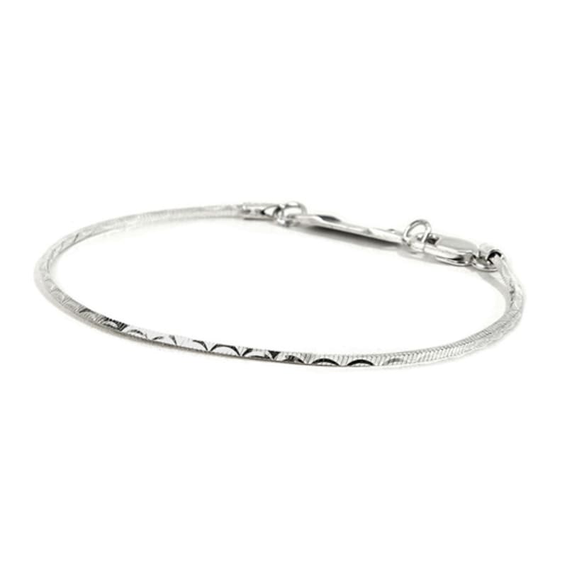 SEWNSWEN TRIANGLE SNAKE CHAIN BRACELET