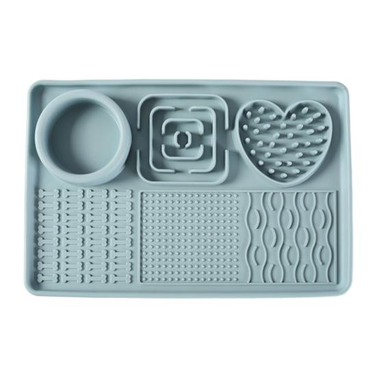 Cat Lick Mat Dogs Fun Cups Non-Slip Dog Slow Feeder with Suction Enrichment Treat Mat