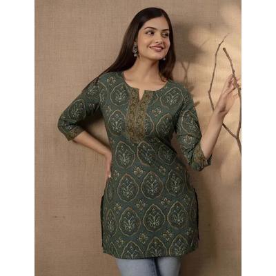 Women Party Wear Printed Rayon Straight Kurta Top Indian Bollywood Top Tunic SC-2139