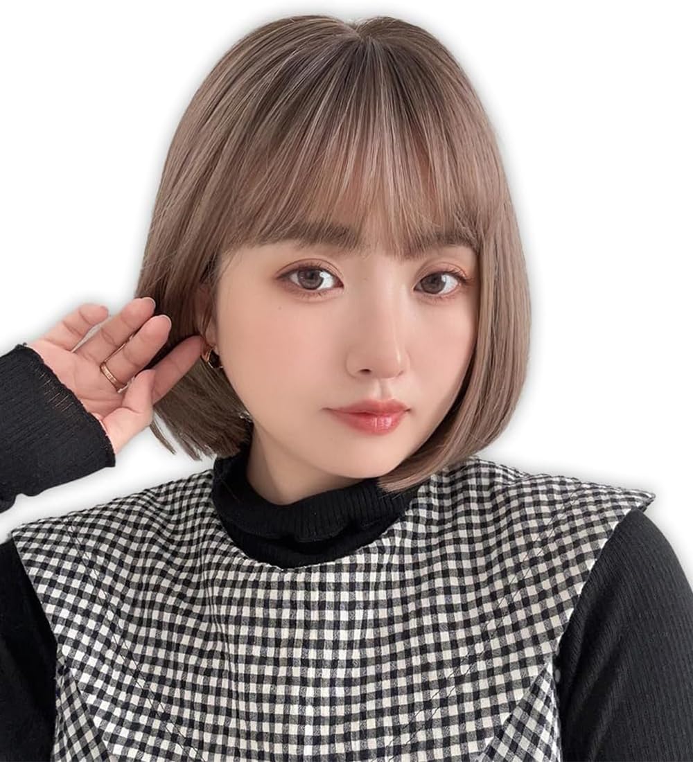 

Женский короткий боб парик из бамбука (hf1782-RC-M)