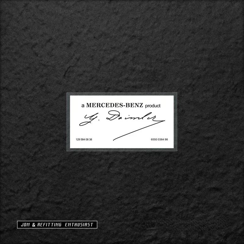 

Car Sticker 2025 Hot For Mercedes Benz JDM Static Stickers Decorative Stickers Tiger Head Running Butterfly Running for Mercedes