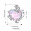 WOSTU 925 Sterling Silver Pink Charms Bead Collection Butterfly lotus Perfume Bottle Umbrella Pendant Fit DIY Bracelet Necklace