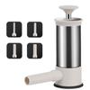 Sausage Stuffer with 4 Different Sizes Stuffing Tubes Sausage StufferQuick Sausage StufferFillerSyringeSmall Sausage Tools