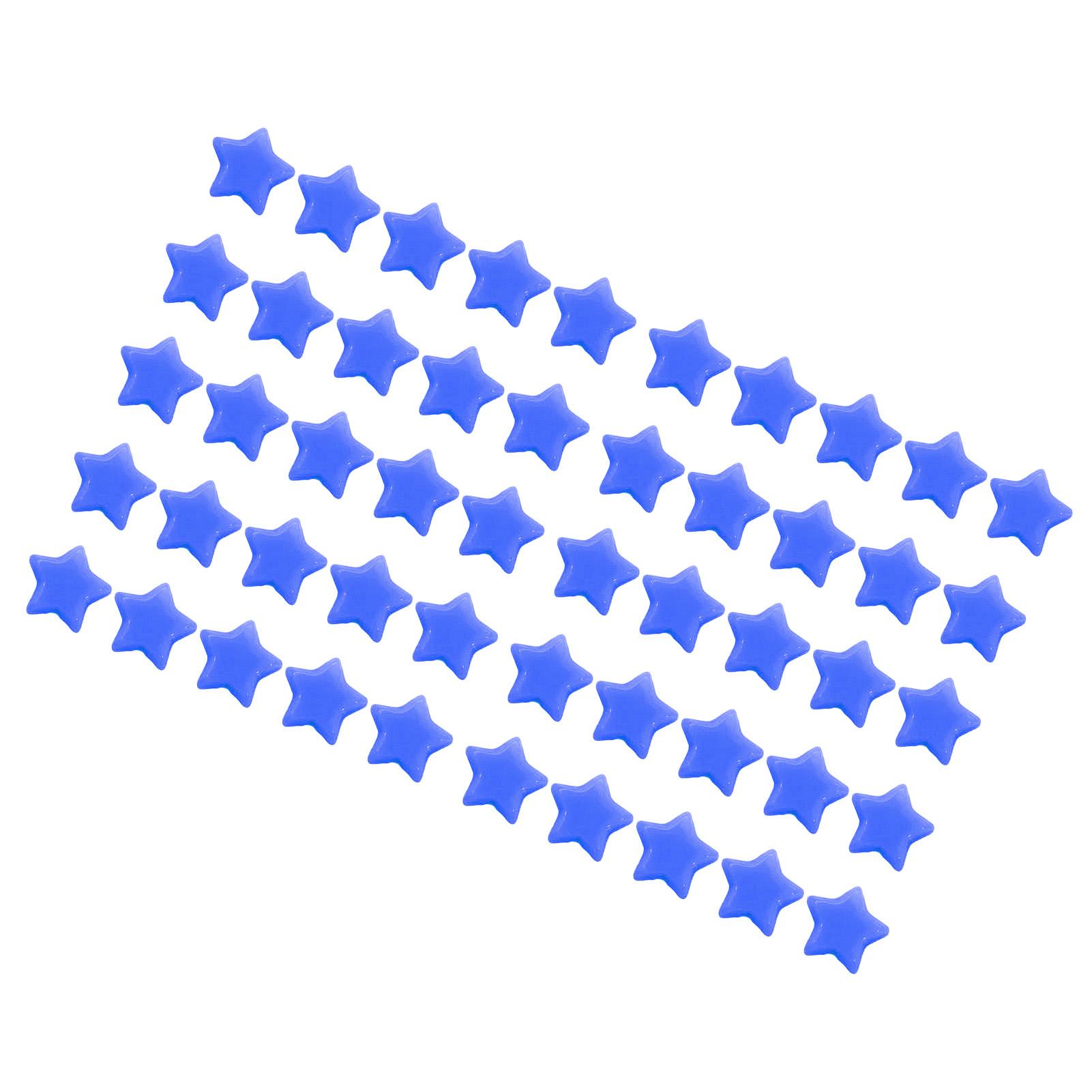 50 STKS Ster Kralen Schattige Acryl Ster Losse Kralen voor DIY Knutselen Sieraden Maken Armband Ketting blauw