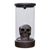 Windproof Lampshade LED Skull Ceramics Incenses Burners Waterfall Backflow Incenses Cones Holders for Home Decoration