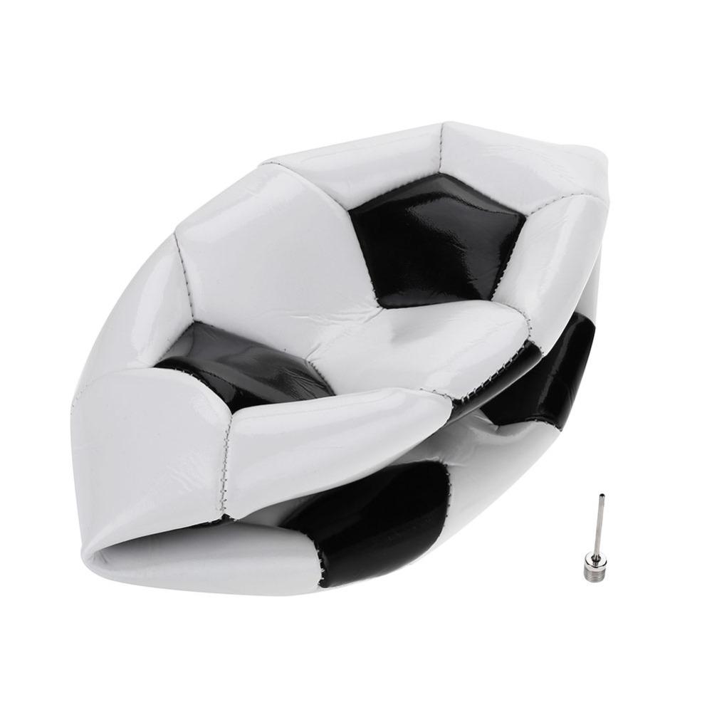 3pcs PVC Cover Soccer Ball Stitched Panels Match Ball Classic Style Football  School Training чёрный/белый