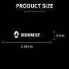 2026 Hot For Renault Hub Caps Car Interior Sticker Central control Decals Emblem Badge For Renault DACIA Scenic Loguna Twingo Sy