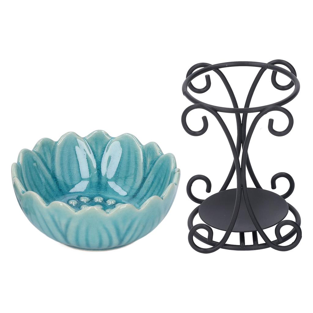 Tealight Wax Warmer Oil Burner Iron Wax Melter Tea Light Holder Candle Wax Warmer Aromatherapy Burning Furnace