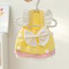 Puppy Dog Shirt Strap Skirt Set Teddy Pomeranian Small and Medium Dogs Universal Princess Style Dress Pet Clothes