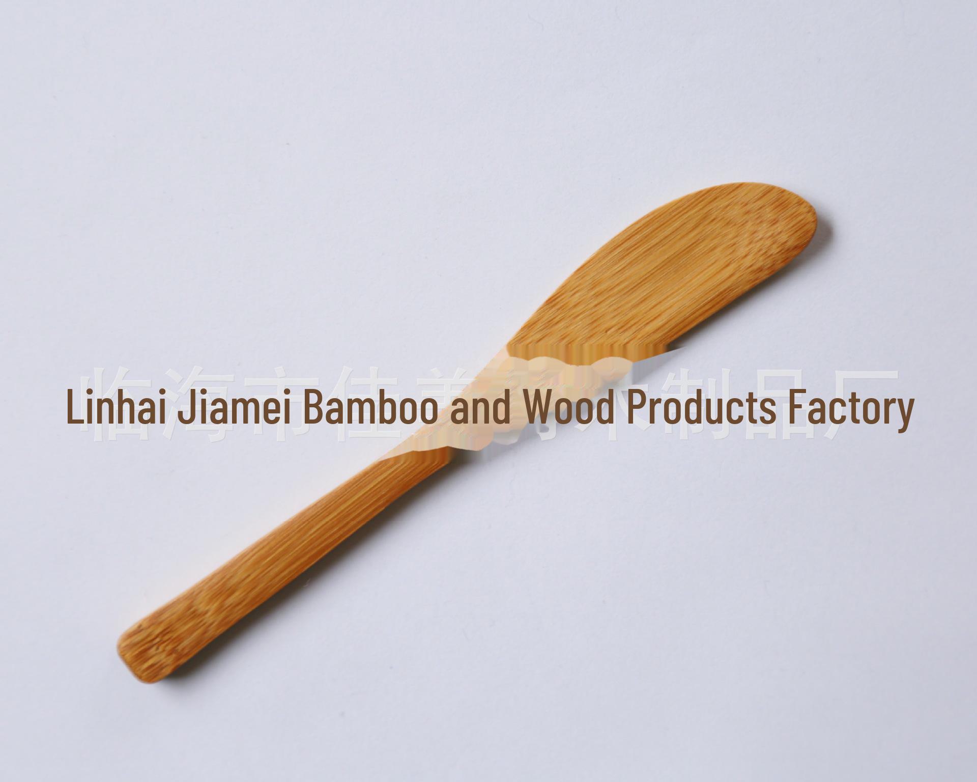 

Набор из карбонизированной бамбуковой ложки и десертного ножа 14.5*2.2