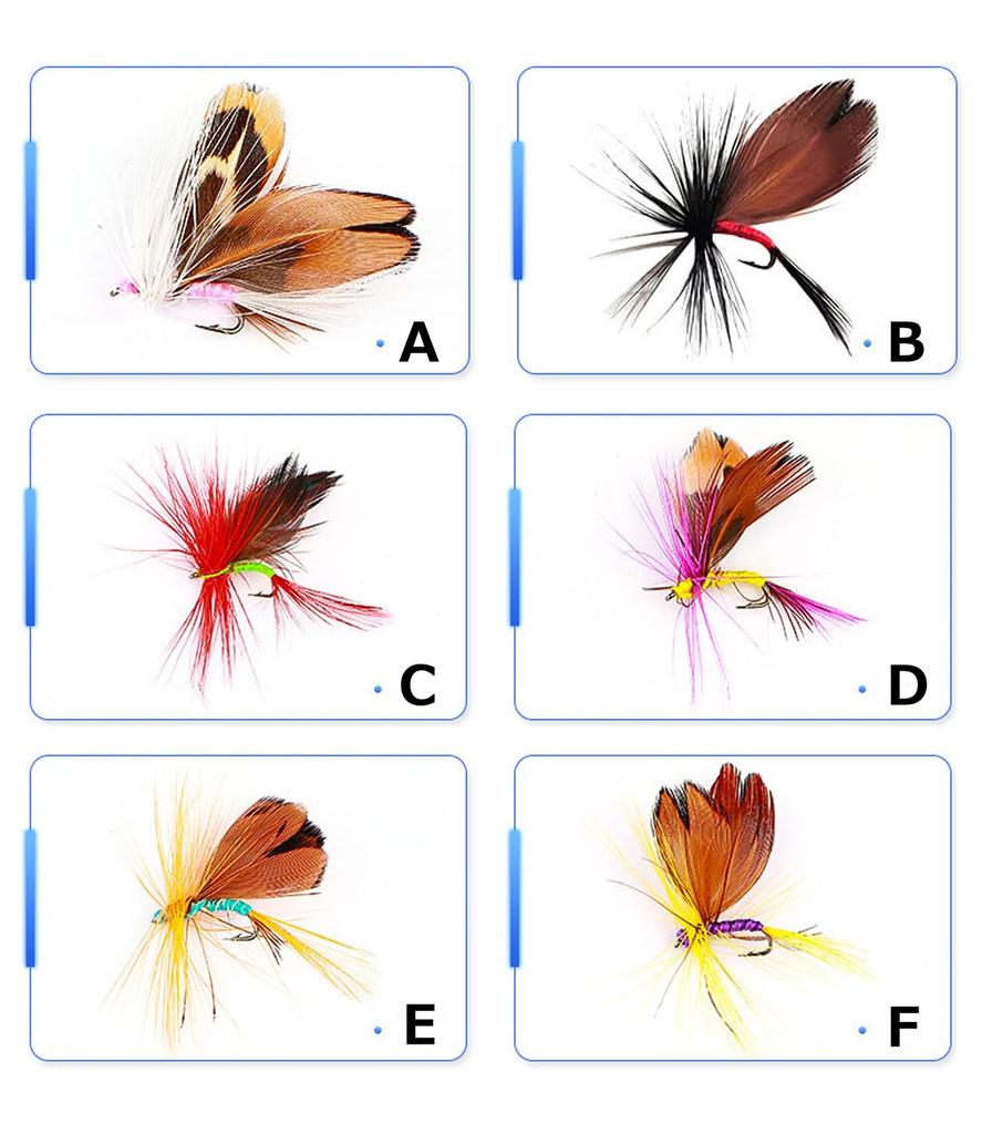 KAIRI Fly Tenkara Hair Bali Butterfly Butterfly Moth Set of