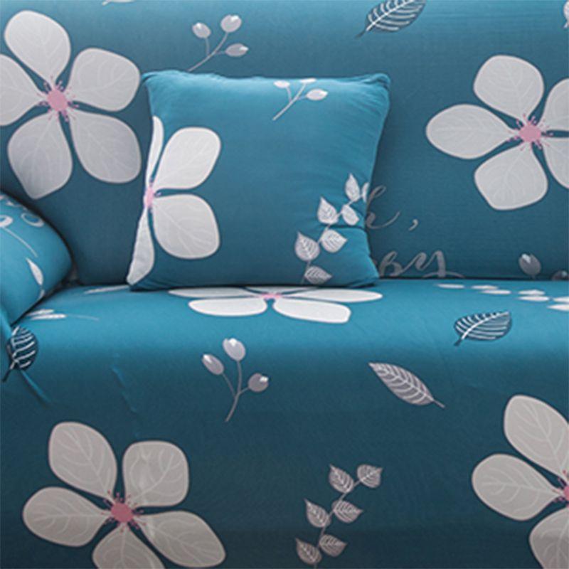 High-quality Flower Printed Slipcover Sofa Cover With Excellent Fit And Stretch For Various Couch Sizes