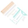 Bookbinding Supplies Kit Multifunctional Portable Bookbinding Scrapbooking Tool Set for Diary Mini Album