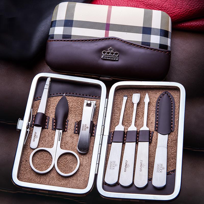 7-Piece Stainless Steel Manicure & Nail Clipper Set