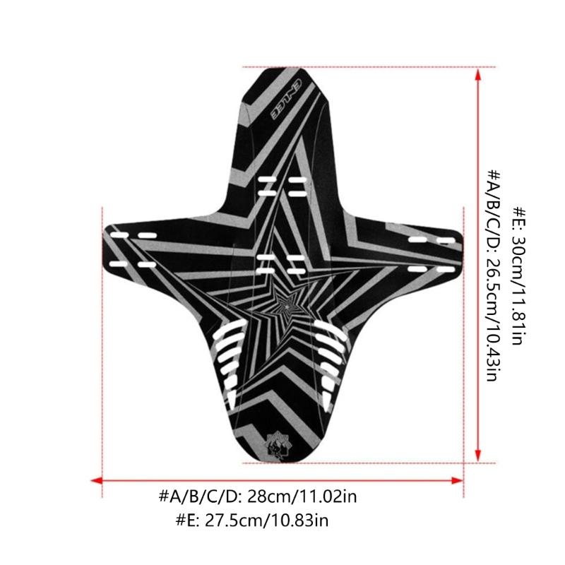 Bike Mudguard Universal Bicycle Fenders  Mountain Bike Front Rear Mud Guard Bike Fenders Mudflap for MTB-Road Bike