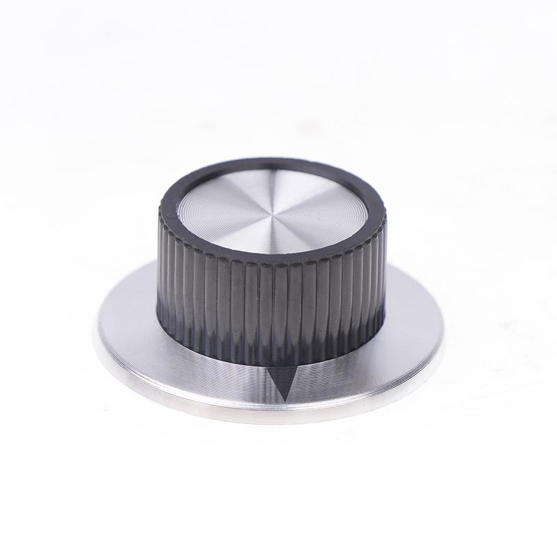 Nové 2 ks Chromovaná Horní Vintage Knoflík pro Guitarový Zesilovač Šipková Indikace Knoflík Pro Hřídel 6MM Knoflík pro Efektový Pedál DIY Příslušenství Nové