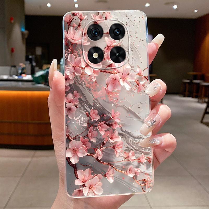 For Xiaomi Redmi Note 14 Pro+ Case Clear Soft TPU Fundas Butterfly Flower Cover For Redmi Note14 Pro Plus 5G Phone Cases Coque