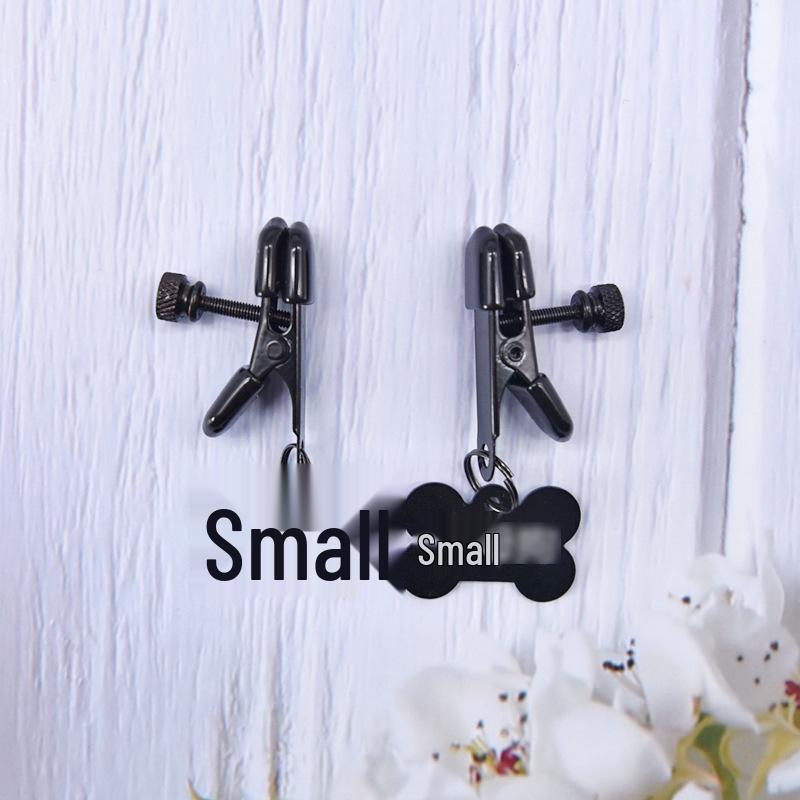 Sensual Bell Pendant Nipple Clamps for SM Training, Breast Massage, and Clitoral Play.