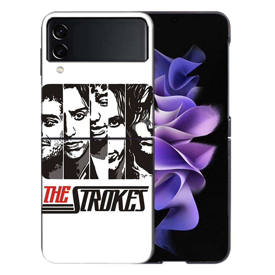 

The Strokes Phone Case For Samsung Z Flip 6 7 5G Galaxy Z Flip 5 4 3 5G Cases Shockproof Hard Cover TPU Samsung Z Flip 7 5G