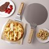 1 szt., Łopata do pizzy ze stali nierdzewnej, Podnośnik do pizzy, Łopatka do bezpiecznego przenoszenia ciasta, Narzędzia do pieczenia, Gadżety kuchenne