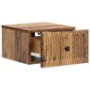 Wall Mounted Nightstand Reclaimed Wood Look 33 x 34.5 x 20 cm