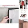 Wardrobe Dustproof Strip For Doors 2.8m Self-adhesive Pvc Material Double-door Tight Seal Moisture-proof Insect-proof