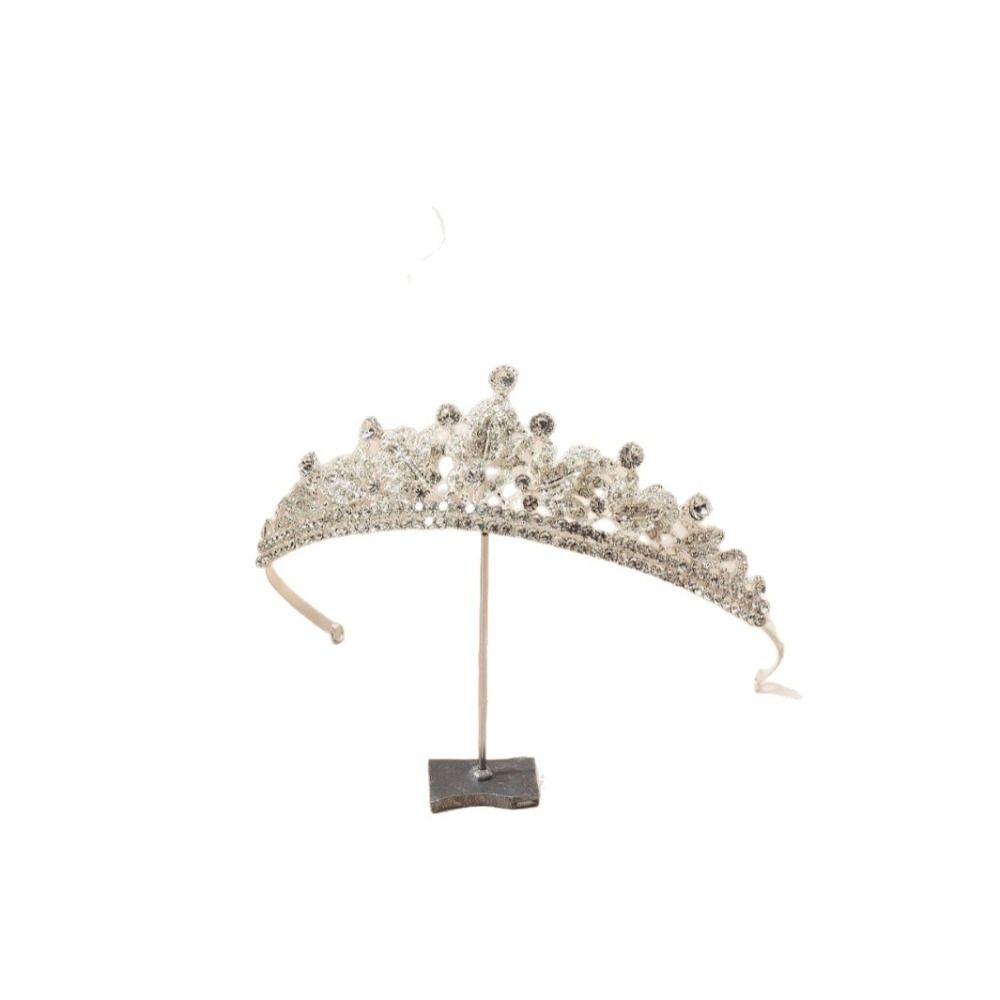Luxury Water Drop Crystal Tiara Sparkling Bride Headdress Rhinestone Queen Crown  for Women Girls
