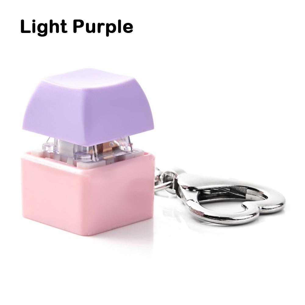Entspannender DIY Tastatur Fidget Schlüsselanhänger Ohne Licht Tastenkappe Clicker Spielzeug Stressabbau Tasten Knopf Finger Tastaturkappen