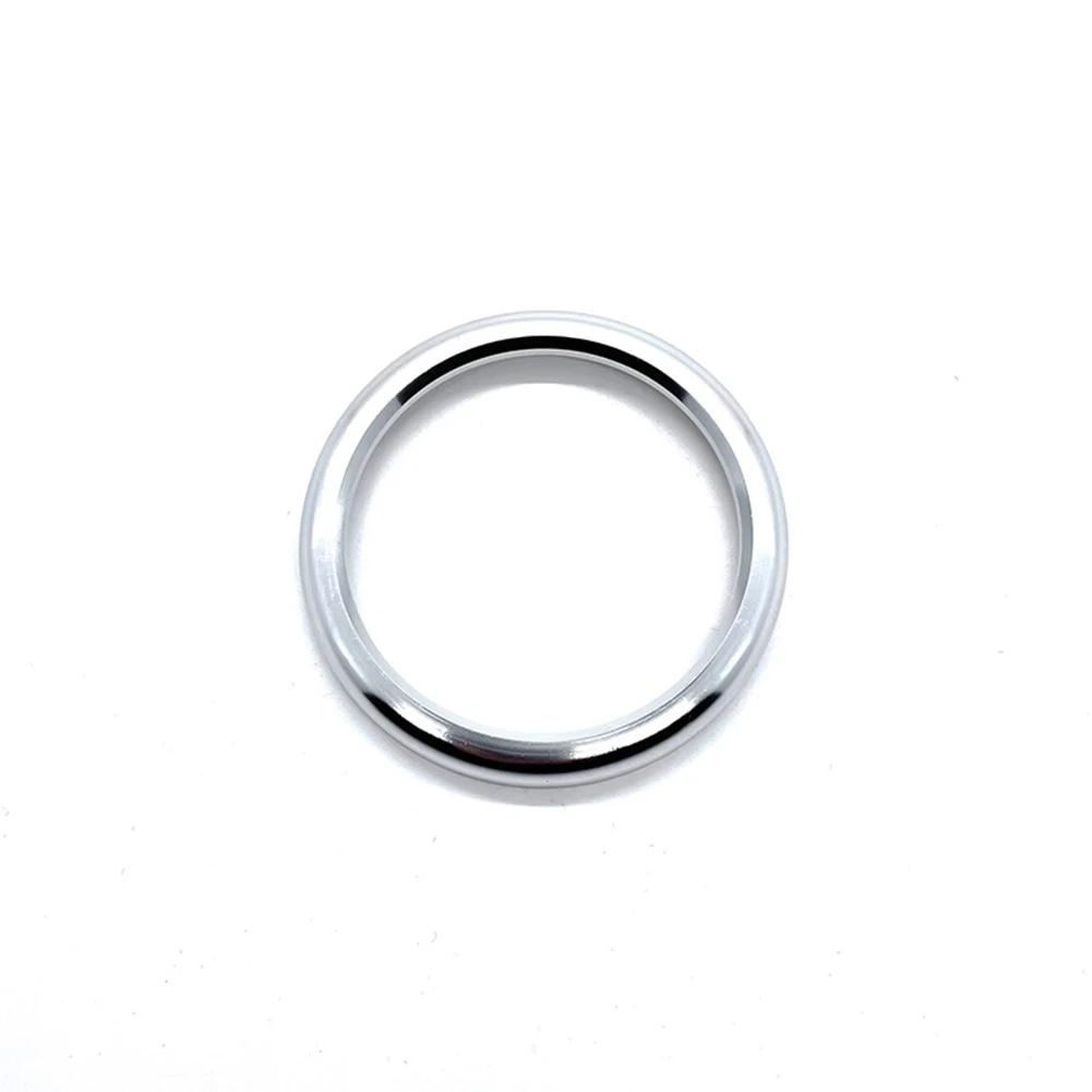 

Алюминиевый сплав автомобильные часы украшение кольцо секундомер компас наклейка декоративная отделка для Porsche Cayenne Macan Panamera 911 718 серебряный