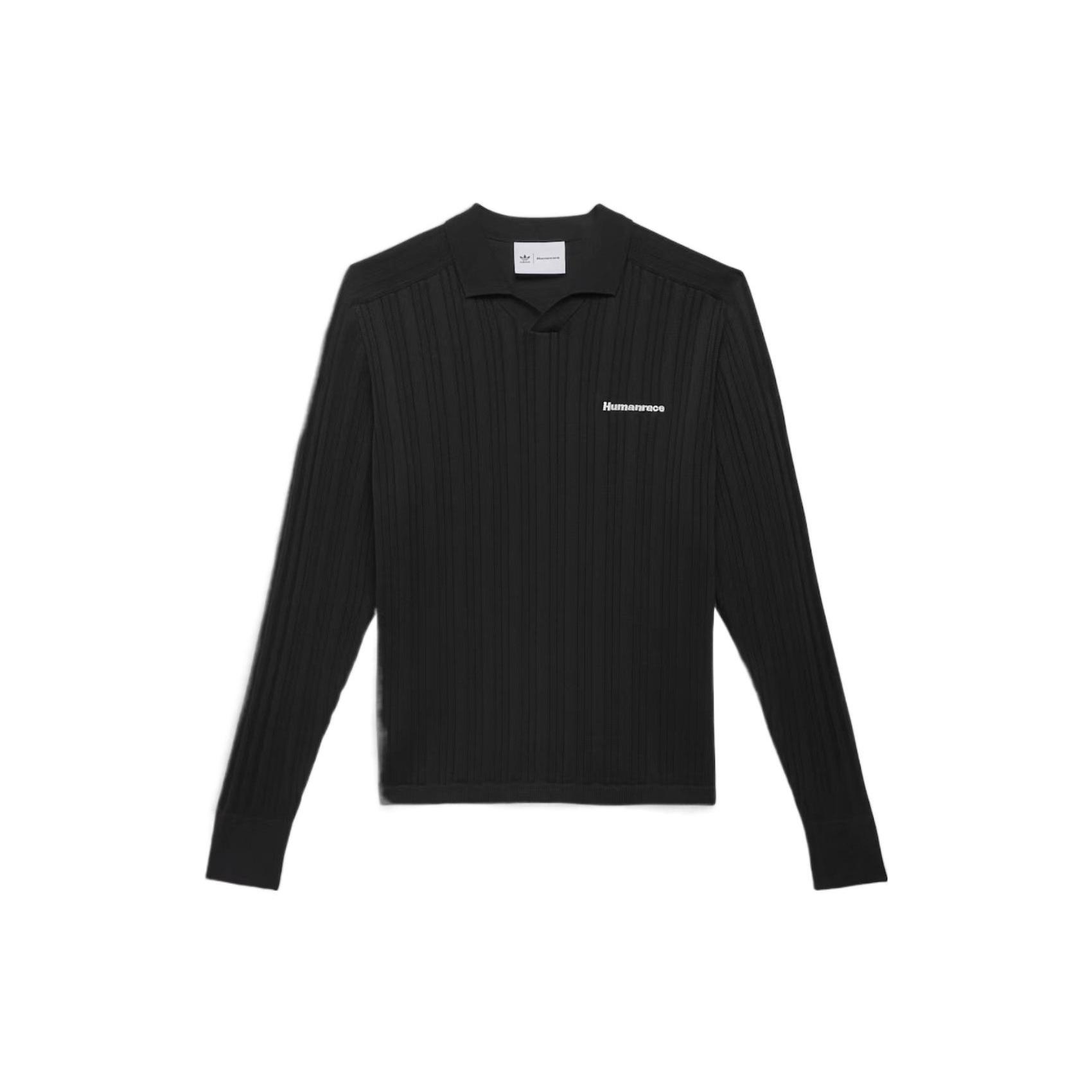 adidas x Pharrell Knit Long Sleeve Jersey Asia Sizing  Black  Men s IC1406 S
