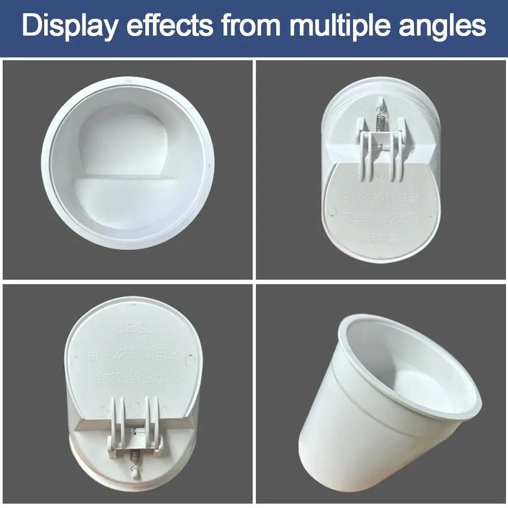 Automatic Closing Toilet Flange Ring Anti Leak Seal Odor Resistant Floor Outlet Spill Proof Shower Drain Bathroom Accessories