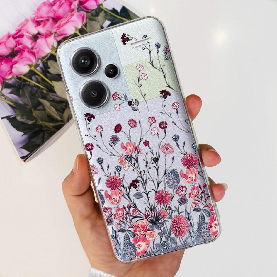 For Xiaomi Redmi Note 13 5G Case Luxury Marble Transparent Phone Cover For Redmi Note 13 Pro Plus Funda on Note 13 Pro 5G Bumper