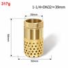 Brass Body Check Valve Hollow Perforated Water Strainer Foot Valve  Water Suction System