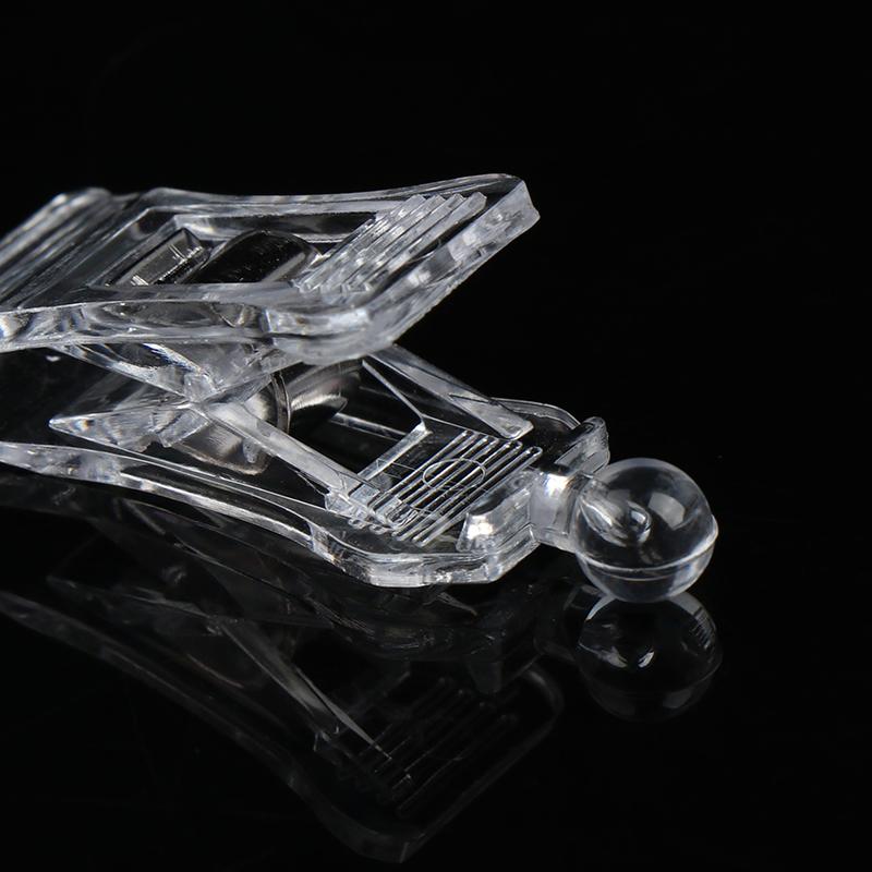 1Pc Clear Plastic Suction Cup Clip Advertising Clip Suction Cup Transparent Clip