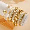 Punk Bracelet For Women 2026 Girls Bracelets & Bangles Set Simple Large Chain Bracelet Hand Ring Fashion Jewelry Accessories New