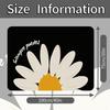 Daisy Print Car Trunk Mat Suitcase Mat Outdoor Mat Suitable for Various Sedan And SUV Models Car Interior Decor Storage Mat