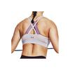 Under Armour Dfo Heatgear® Logo Print Color Block Medium Intensity Sports Bra Women Underwear Purple 1362370-554