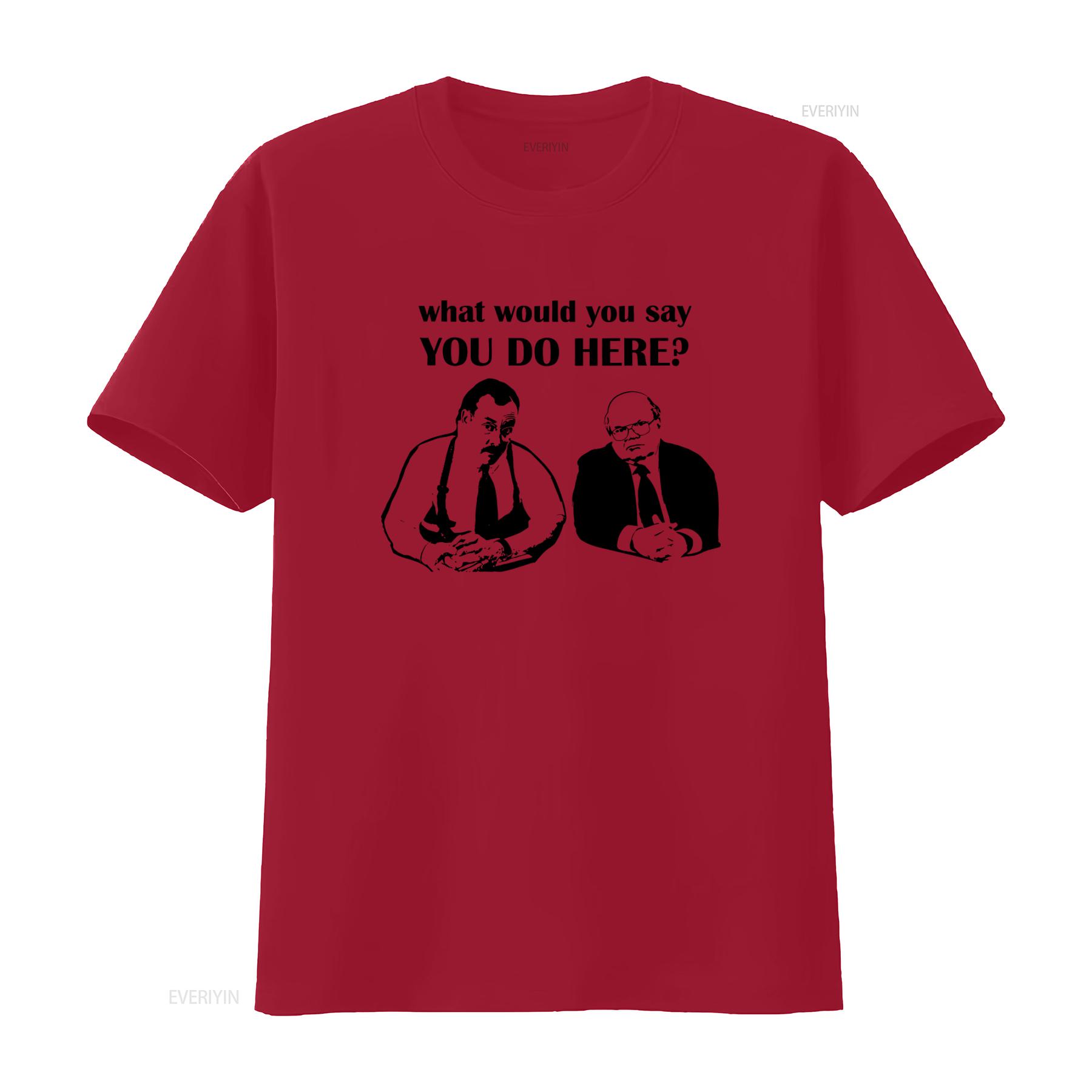 What Would You Say Do Here Peter Gibbons Bill Lumbergh Initech T Shirt Funny Office Space Movie Quote vintage Washed fashion S