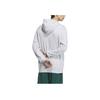 Adidas Originals Letter Logo Printed Hooded Sweatshirt Men Sweatshirt Gray JE3481
