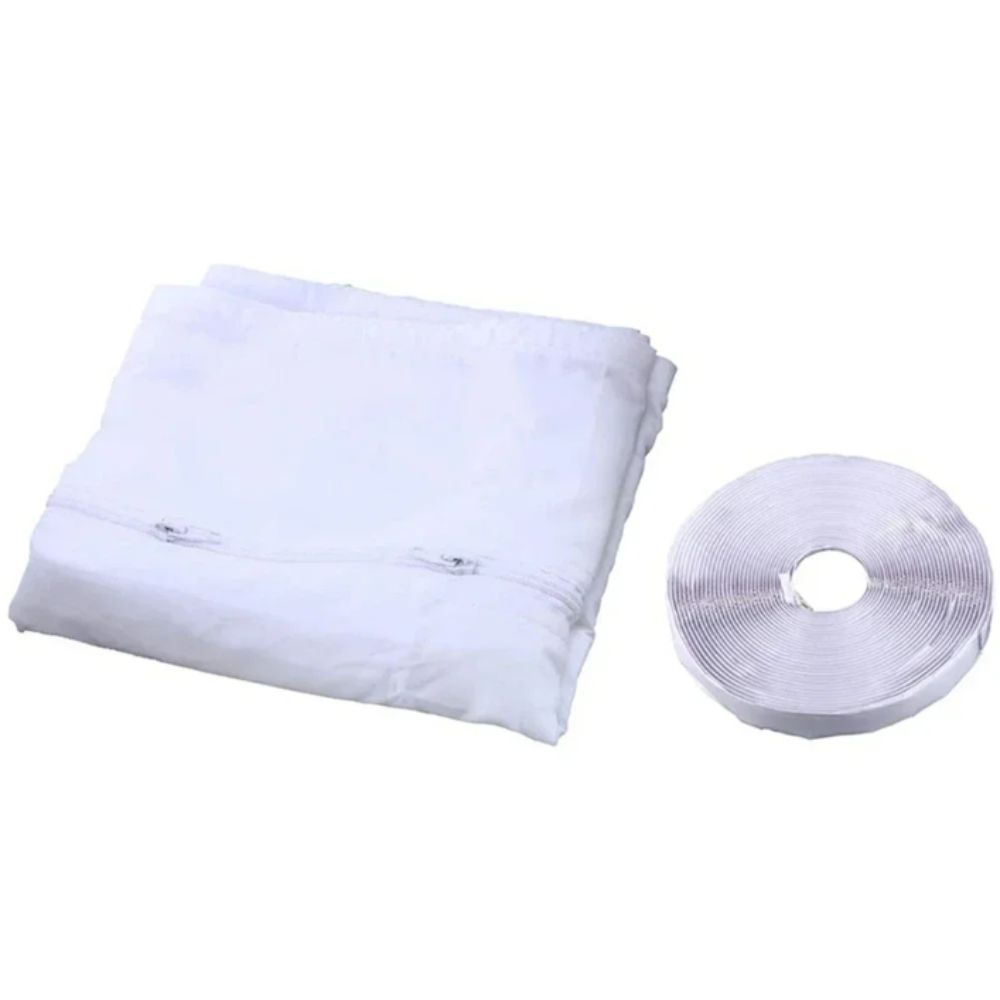 Adhesive Fast Window Seal With Zip AC Window Seal Portable Air Conditioner
