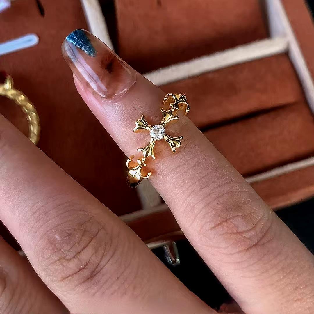 

Кольцо-хвост ириса Xiaohongshu - Женский винтажный стиль, роскошный модный аксессуар Adjustable золотой