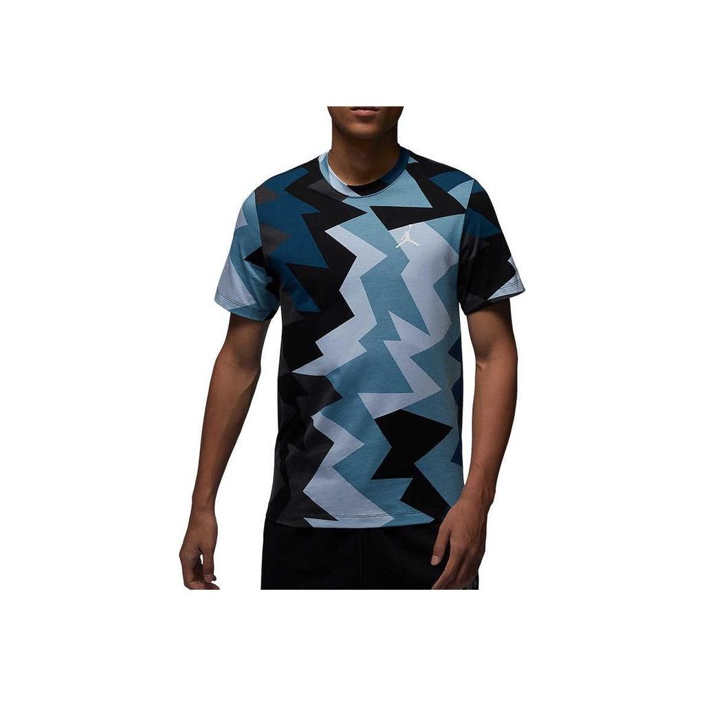 Jordan Casual Round Neck Printed Short Sleeve T-Shirt Men Tops Floral FB7356-425