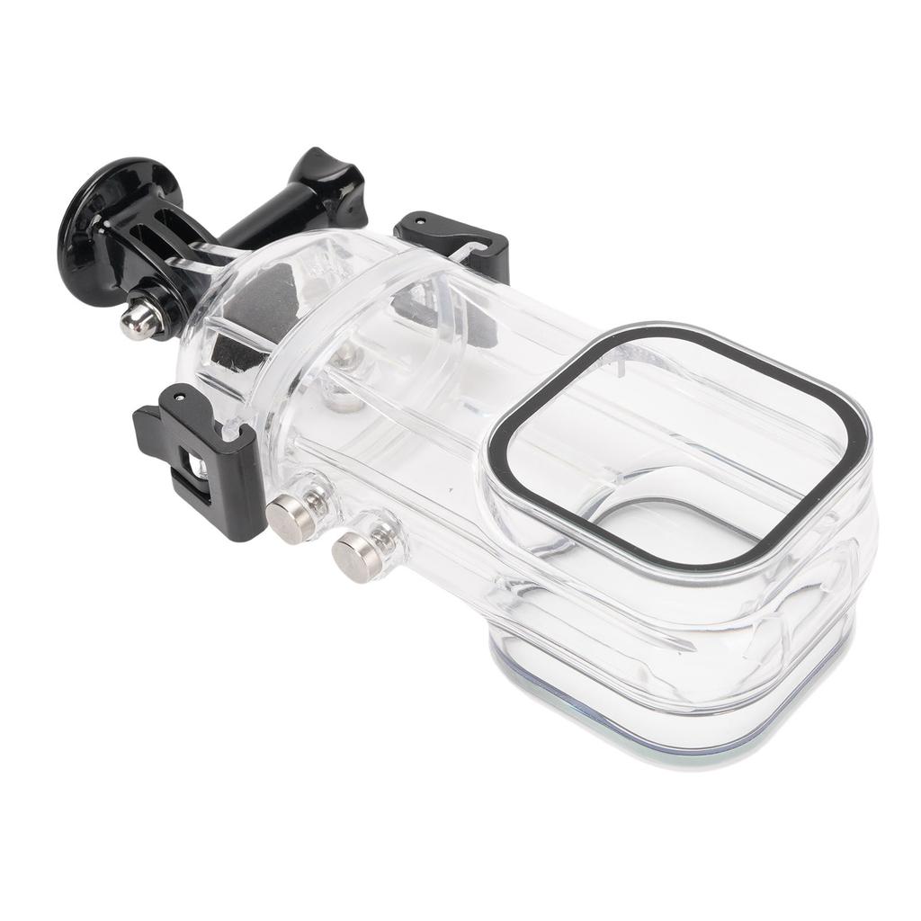 Dive Case Fit for Insta360 X3 Action Camera 147FT Rainproof PC PMMA Camera Protective Underwater Dive Shell with 1 4