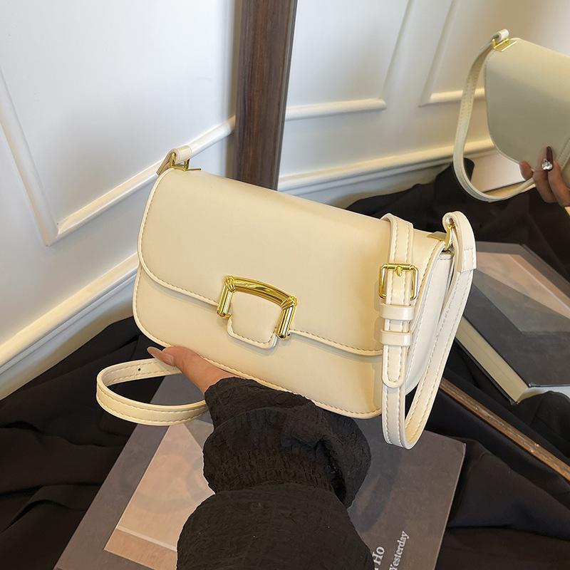 

Minimalist small square bag spring and summer new explosive small fresh bag women s fashion simple shoulder messenger bag білий